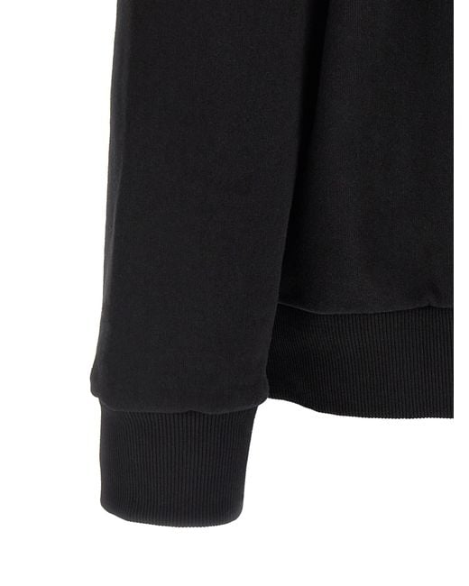 MM6 by Maison Margiela Blue Hoodie Cotton Sweatshirt for men