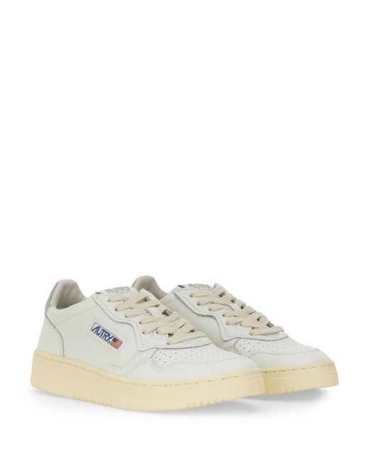 Autry White Sneakers Medalist Low Trainers