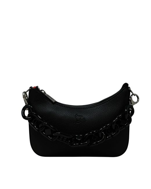 Christian Louboutin Black Leather Loubila Chain Minibag