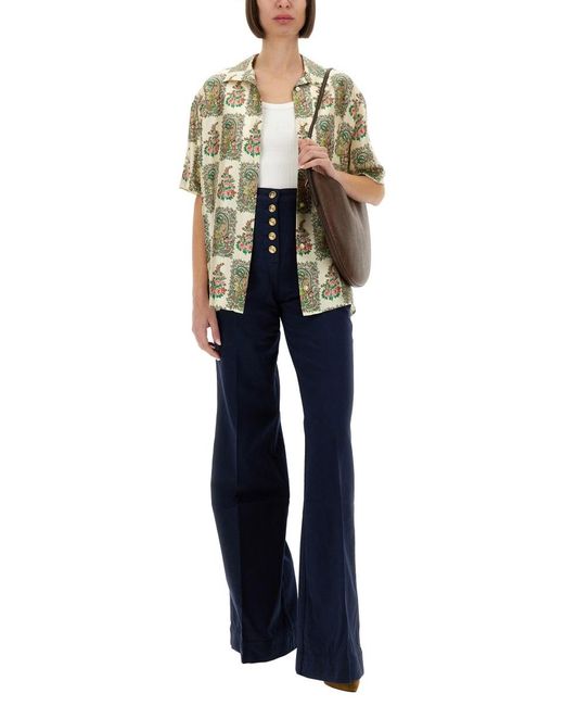 Etro Natural Silk Shirt