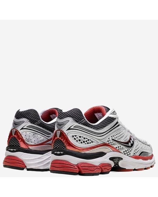 Saucony White Sneakers Progrid Omni 9 Fabric Trainers