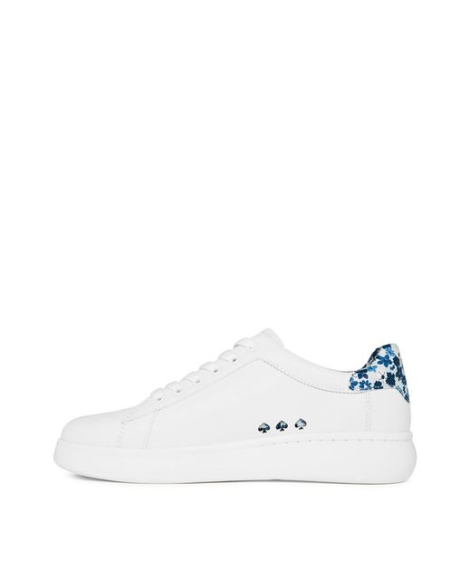 Kate Spade White Lift Logo Sneakers