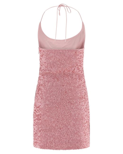 Balmain Red Sequin Dress