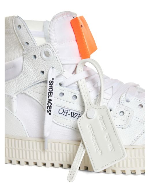 Off-White c/o Virgil Abloh White Off Court 3.0 Leather And Canvas Sneakers for men