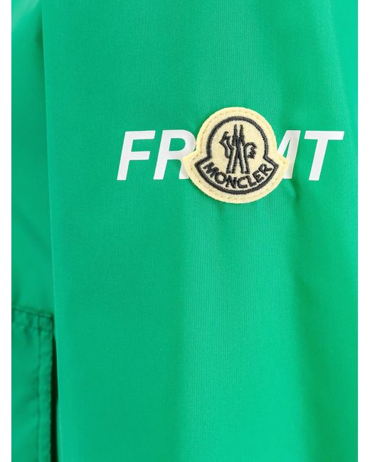 Moncler Genius Green Ostria 7 Moncler Frgmt Hiroshi Fujiwara Jacket With Maxi Print for men