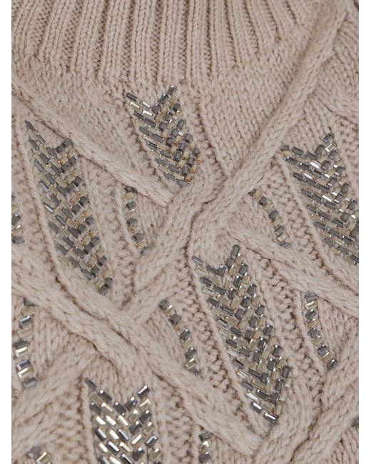 Ermanno Scervino Gray Knitted Top