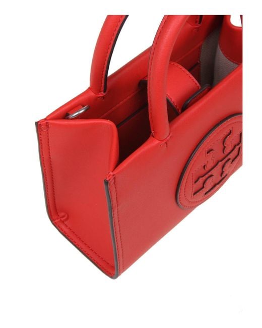 Tory Burch Red Micro Leather Handbag