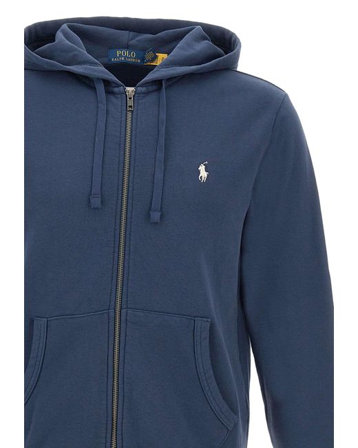 Polo Ralph Lauren Blue Classics Cotton Sweatshirt for men