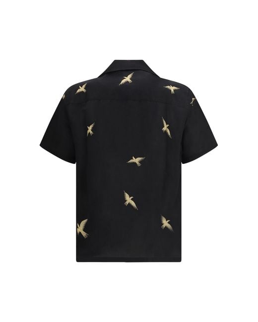 BAZISZT Black Columbus Shirt Cotton; True Hemp for men