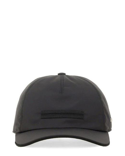 Zegna Gray Baseball Hat With Logo for men