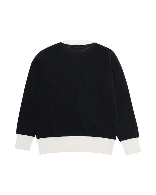Marni Black Crew Neck Sweater Cotton Tops for men