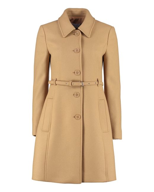 RED Valentino Natural Wool And Cashmere Coat