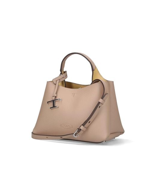 Tod's Natural T-Timeless Mini Bag