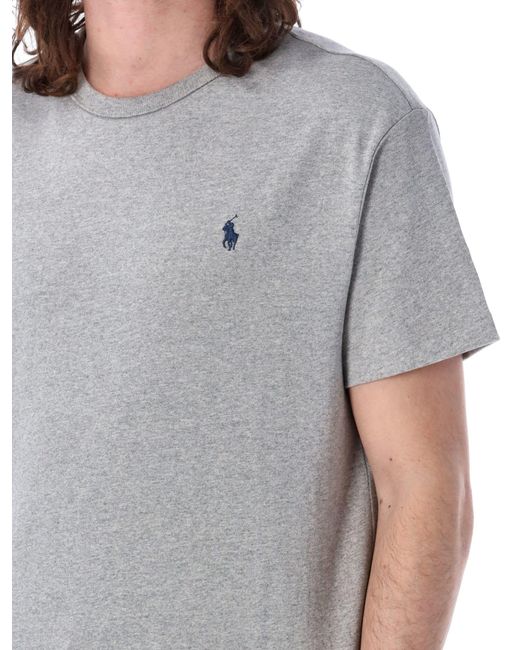 Polo Ralph Lauren Classic T-shirt in Gray for Men | Lyst