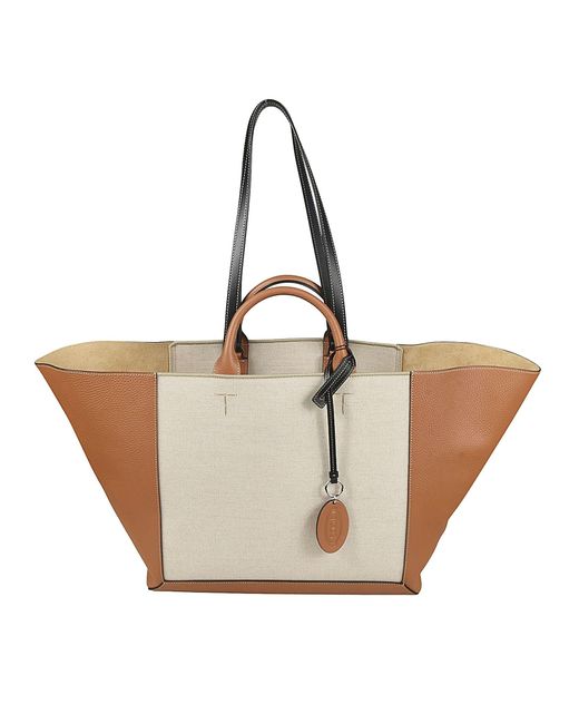 Tod's Natural Cln Shopper Bag