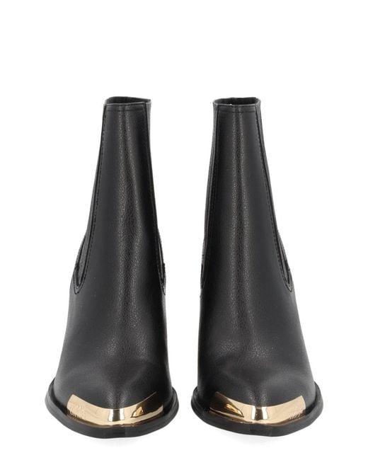 Versace Jeans Couture Black Camperos Boot Heel: Abs 85Mm