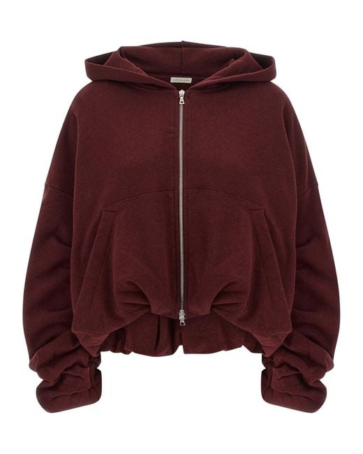 Dries Van Noten Red 'Hannett' Hoodie
