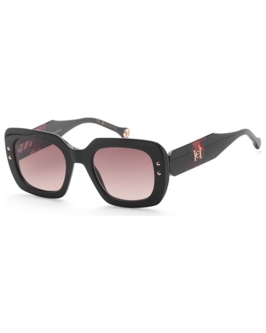Carolina Herrera Multicolor Carolina Herrera Her0186Sguu52 Oversized Square Sunglasses
