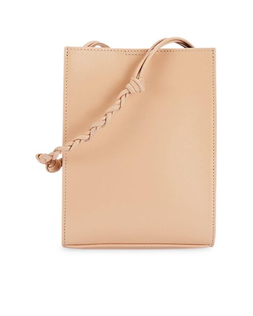 Jil Sander Leather Tangle Sm in Nude (Natural) | Lyst