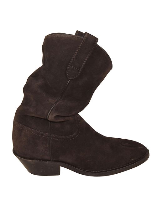 Maison Margiela Brown Fitted Classic Boots