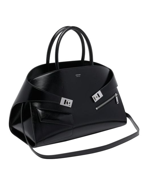 Ferragamo Black Hug Handbag