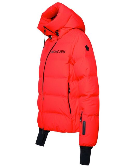 3 MONCLER GRENOBLE Red Suisses Padded Down Jacket