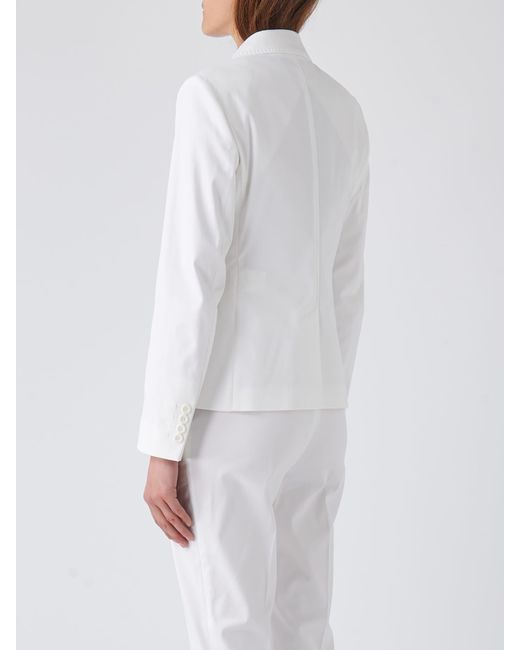Max Mara Studio White Sarnico Jacket