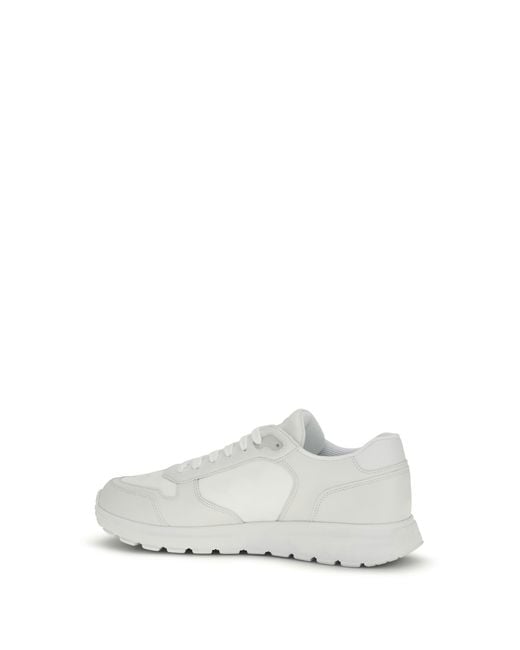 Prada White Re-Nylon Sneakers for men