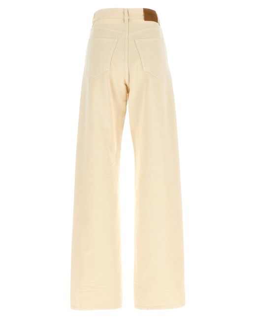 Saint Laurent Natural Cotton Jeans Denim Clothing