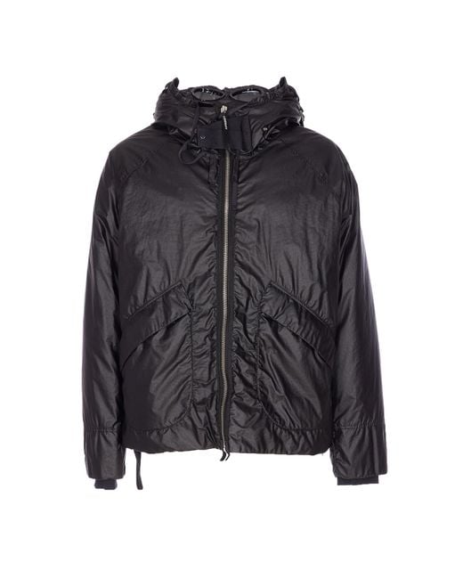 C P Company Black Goggle Medium Jacket for men