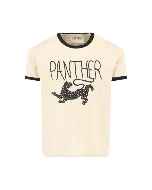 Valentino Natural T-Shirts And Polos Cotton for men