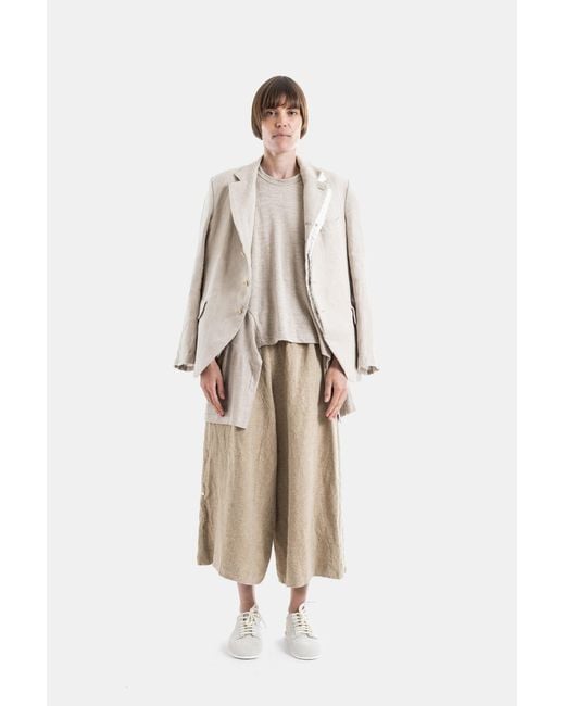 Comme des Garçons Natural Ecru Oversize T-Shirt T-Shirts And Polos