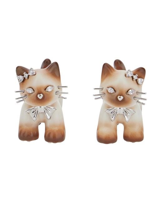 YVMIN Natural Earrings Split Kitten
