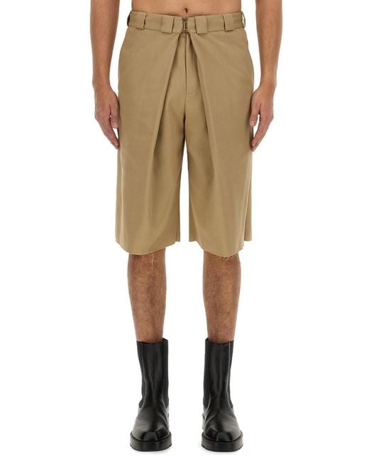 Givenchy Natural Bermuda Chino Polyester Short for men