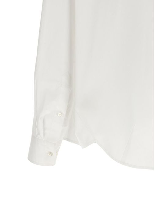 Dries Van Noten White Cotton Blouse