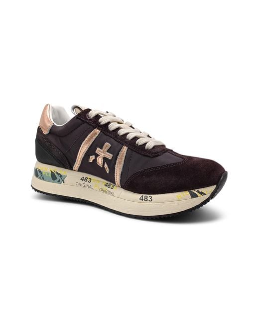 Premiata Black Conny Sneaker