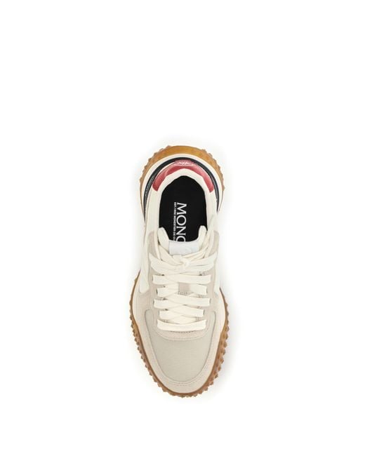 Moncler Natural Sneakers City Trek Upper: Polyamide Trainers