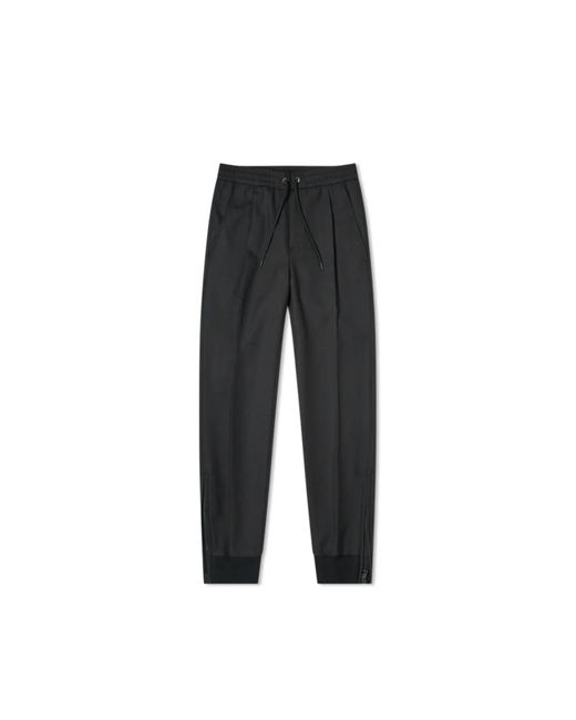 Moncler Black Wool Pants for men