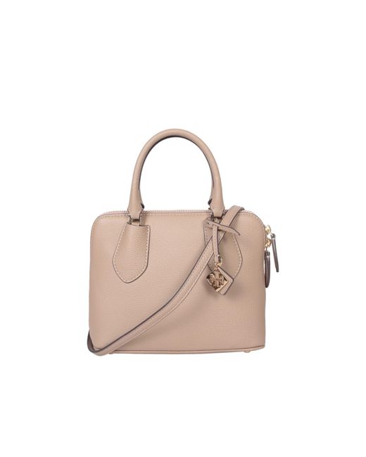 Tory Burch Pink Swing Taupe Bag