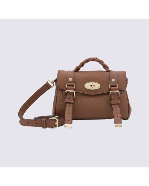Mulberry Brown Leather Alexa Tote Bag