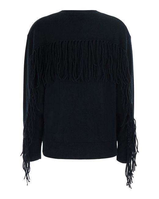 P.A.R.O.S.H. Black Sweater Cashmere Tops