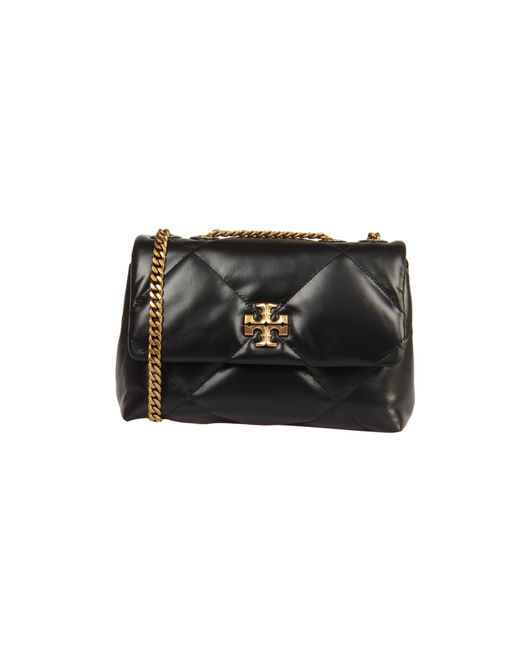 Tory Burch Black Kira Diamond Quilt Small Shoulder Bag