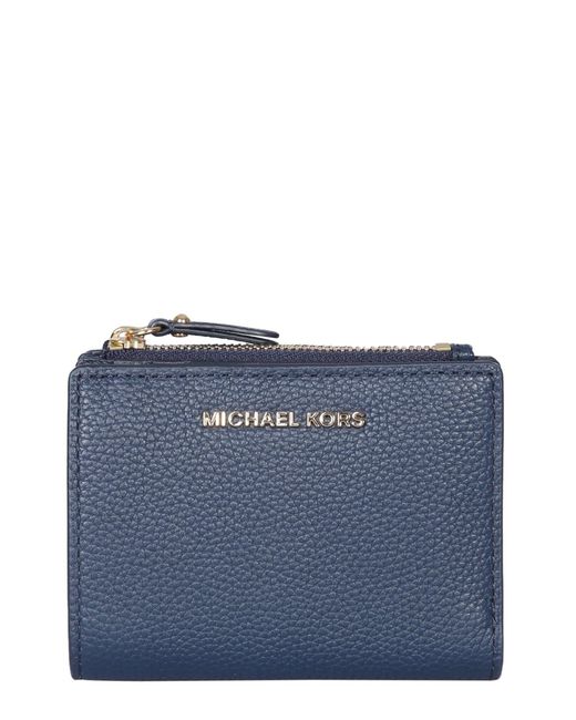 MICHAEL Michael Kors Billfold Portfolio in Blue - Save 29% | Lyst