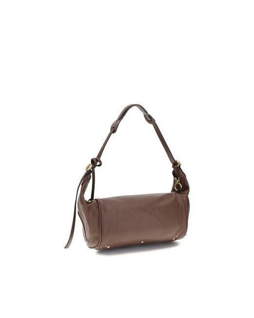 Chloé Brown Calf Leather Bos Taurus Shoulder Bag