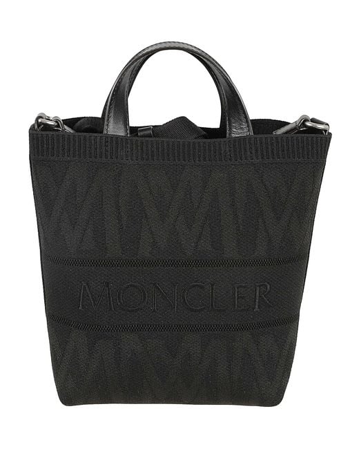 Moncler Black Mini Knit Tote