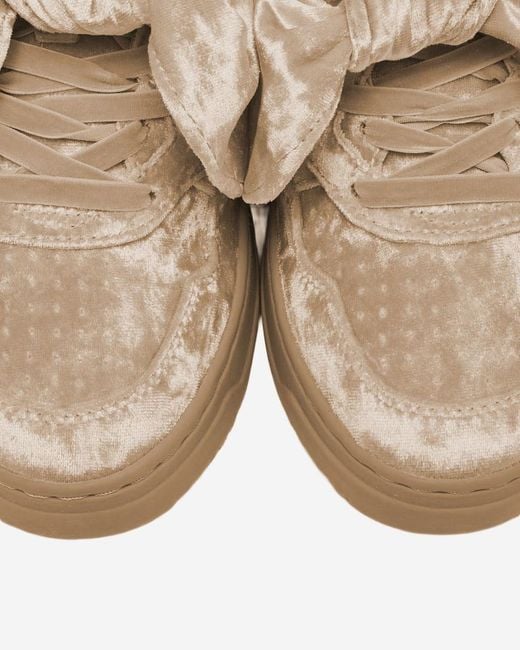 Autry Brown Low Velvet Sneakers (Polyester Trainers