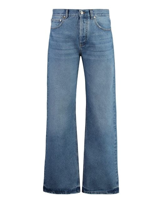 Jacquemus Blue Nîmes 5-pocket Straight-leg Jeans for men