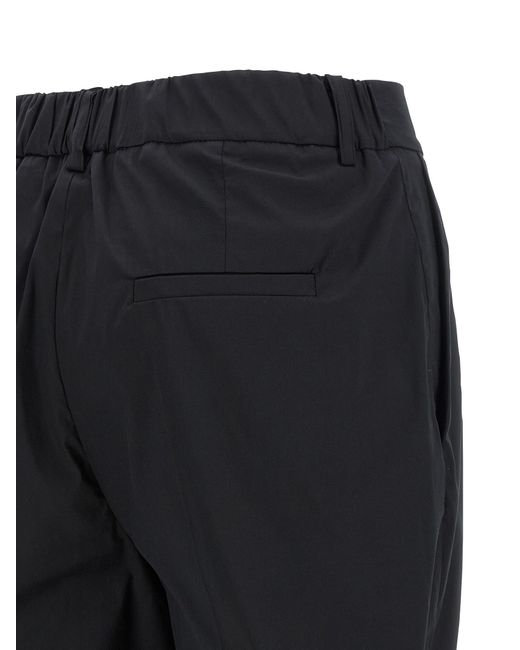 Kiton Black Poplin Pants