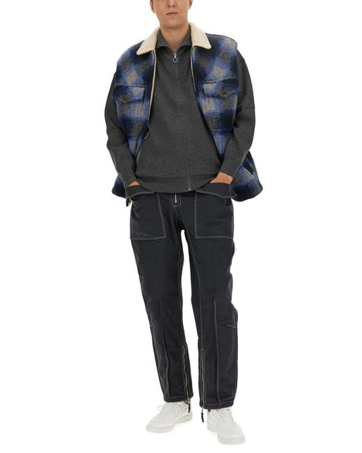 Isabel Marant Blue Kiran Jacket Polyester for men