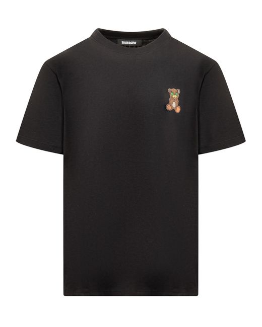 Barrow Black Crewneck T-Shirt for men